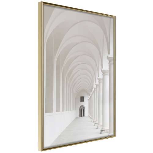Poster - White Colonnade  20x30