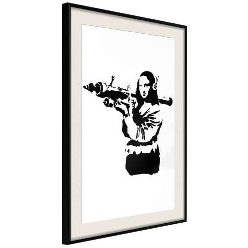 Poster - Banksy: Mona Lisa with Bazooka II 30x45 Cijena