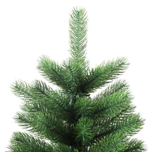 Umjetno osvijetljeno božićno drvce s kuglicama 90 cm zeleno Cijena
