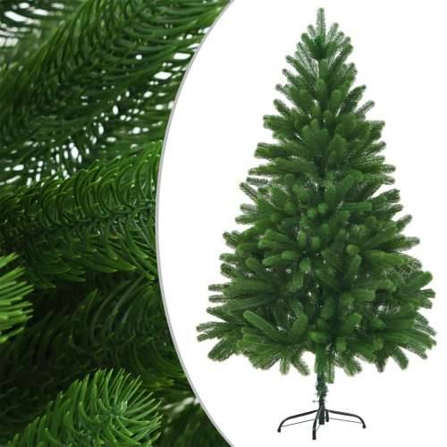 Umjetno osvijetljeno božićno drvce s kuglicama 180 cm zeleno Cijena