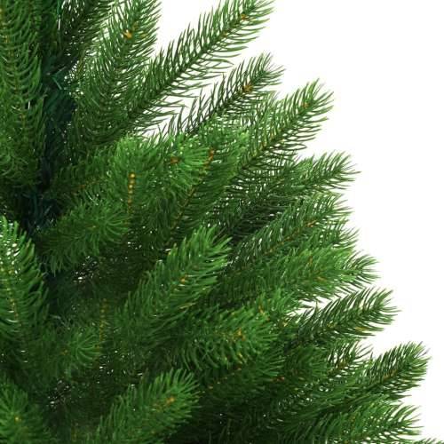 Umjetno osvijetljeno božićno drvce s kuglicama 240 cm zeleno Cijena