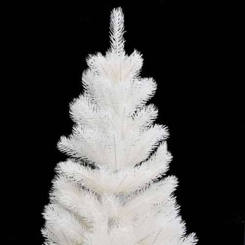 Umjetno osvijetljeno božićno drvce s kuglicama bijelo 90 cm Cijena