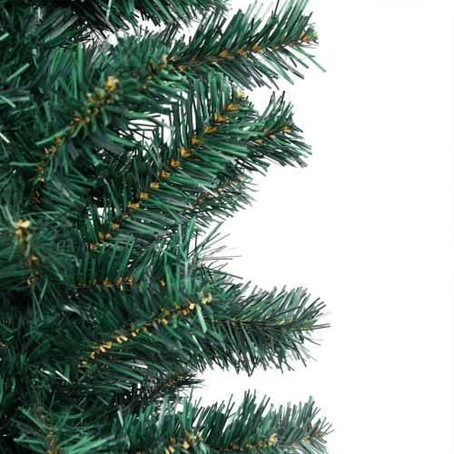 Usko umjetno božićno drvce LED s kuglicama zeleno 180 cm Cijena