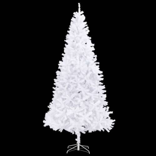 Umjetno božićno drvce s LED svjetlima i kuglicama 300 cm bijelo Cijena