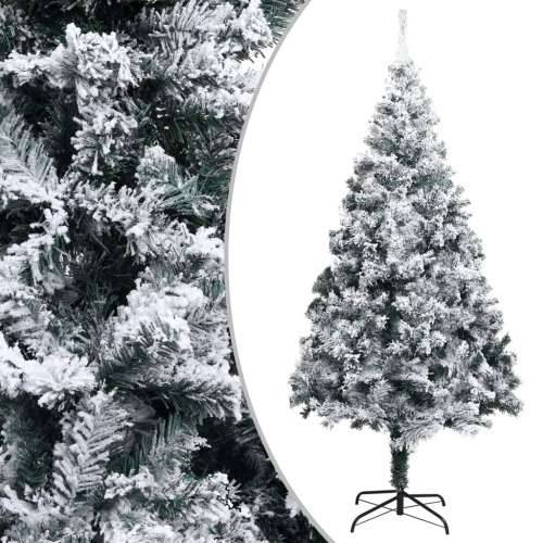 Umjetno božićno drvce LED s kuglicama i snijegom zeleno 300 cm Cijena