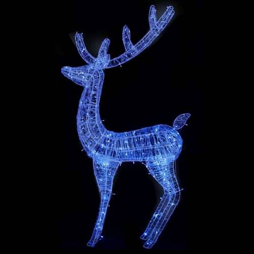 XXL akrilni božićni sob 250 LED 180 cm plavi Cijena