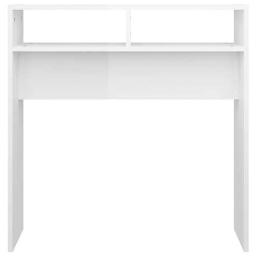 Konzolni stol visoki sjaj bijeli 78x30x80 cm konstruirano drvo - 1 Visoko sjajno bijela 78 cm Cijena