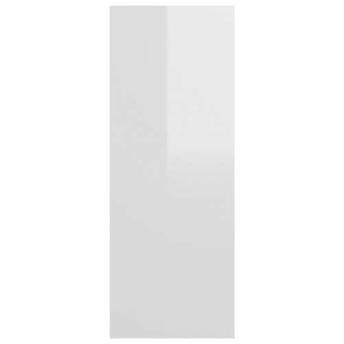 Konzolni stol visoki sjaj bijeli 78x30x80 cm konstruirano drvo - 1 Visoko sjajno bijela 78 cm Cijena