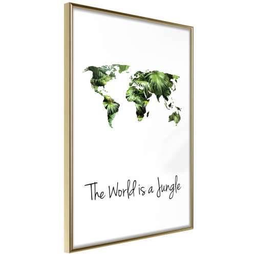 Poster - We Live in a Jungle 30x45