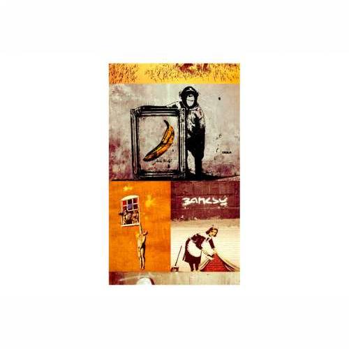 Foto tapeta - Collage - Banksy 50x1000 Cijena