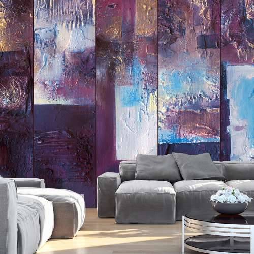 Foto tapeta - Winter evening - abstract 50x1000 Cijena