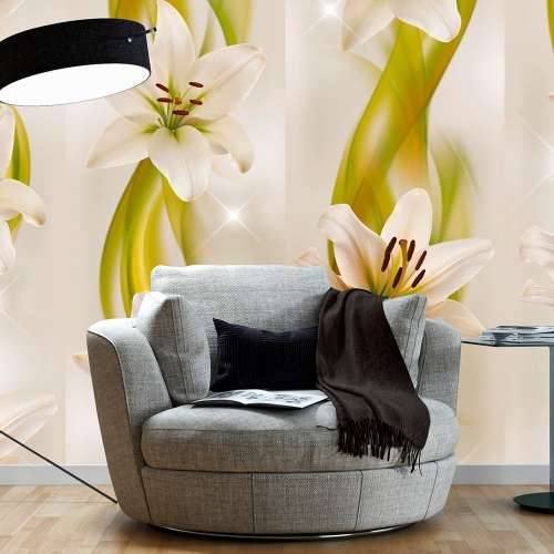 Foto tapeta - Lilies avant-garde 50x1000 Cijena