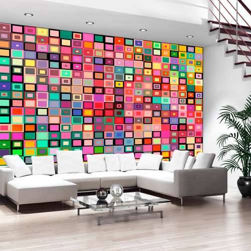 Foto tapeta - Colourful Boxes 100x70