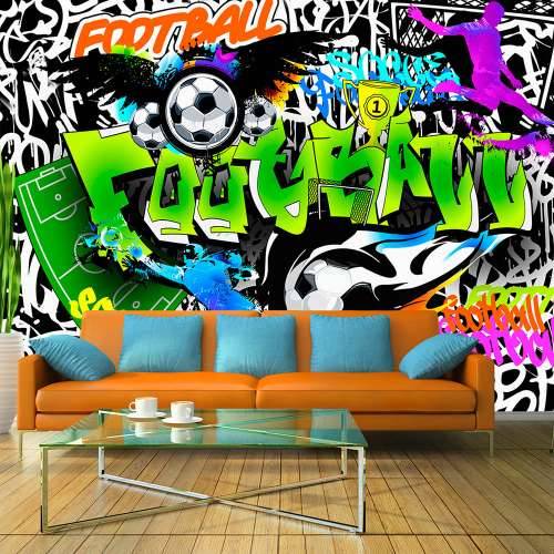 Foto tapeta - Football Graffiti 300x210 Cijena