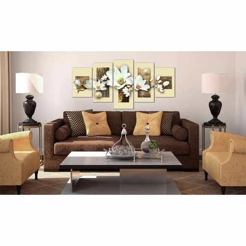 Slika - Texture and magnolia 100x50 Cijena
