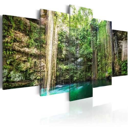 Slika - Waterfall of Trees 100x50 Cijena