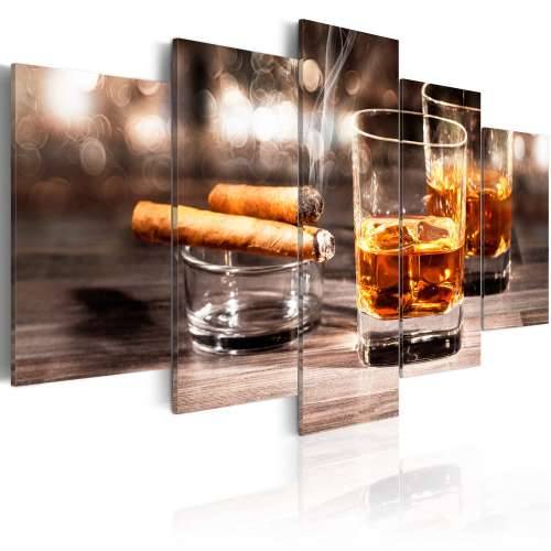 Slika - Cigar and whiskey 100x50 Cijena