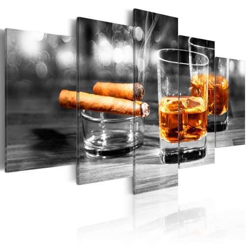 Slika - Cigars and whiskey 100x50 Cijena