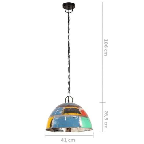 Industrijska viseća svjetiljka 25 W šarena okrugla 41 cm E27 - Šareni Φ 41 cm 1 Cijena