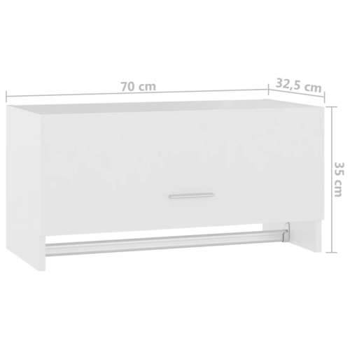 Ormar bijeli 70 x 32,5 x 35 cm konstruirano drvo - Bijela 70 x 32.5 x 35 cm 1 Cijena