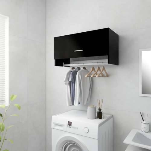 Ormar crni 70 x 32,5 x 35 cm konstruirano drvo - Crna 70 x 32.5 x 35 cm 1 Cijena