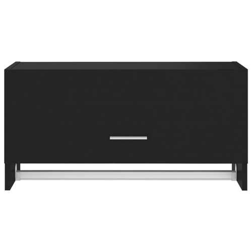 Ormar crni 70 x 32,5 x 35 cm konstruirano drvo - Crna 70 x 32.5 x 35 cm 1 Cijena
