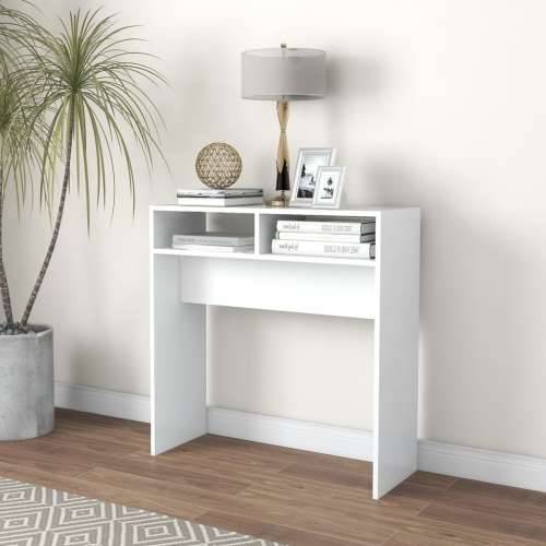 Konzolni stol bijeli 78 x 30 x 80 cm od konstruiranog drva - 1 Bijela 78 cm Cijena