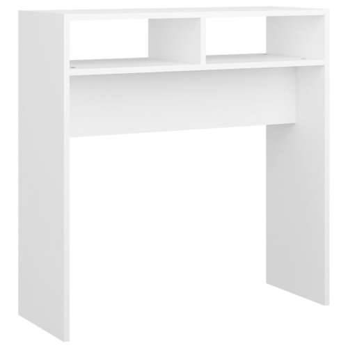 Konzolni stol bijeli 78 x 30 x 80 cm od konstruiranog drva - 1 Bijela 78 cm Cijena