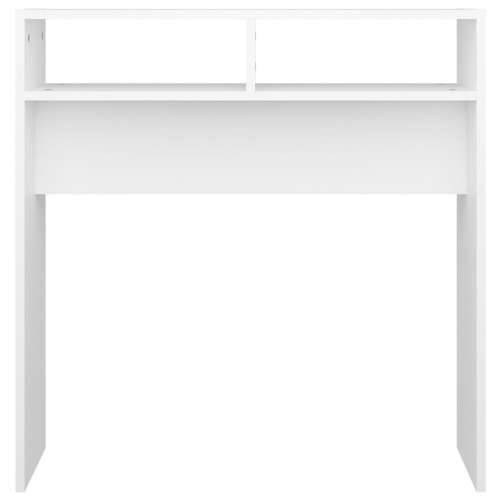 Konzolni stol bijeli 78 x 30 x 80 cm od konstruiranog drva - 1 Bijela 78 cm Cijena