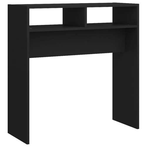 Konzolni stol crni 78 x 30 x 80 cm od konstruiranog drva - 1 Crna 78 cm Cijena