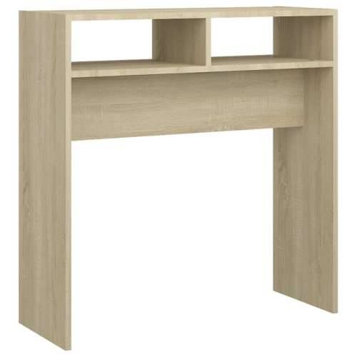 Konzolni stol boja hrasta sonome 78x30x80 cm konstruirano drvo - 1 sonoma hrast 78 cm Cijena