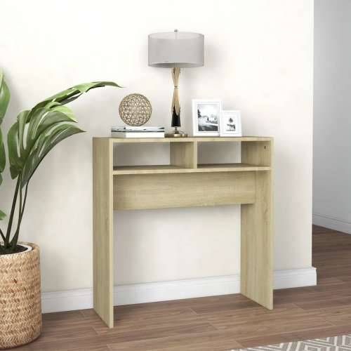 Konzolni stol boja hrasta sonome 78x30x80 cm konstruirano drvo - 1 sonoma hrast 78 cm Cijena