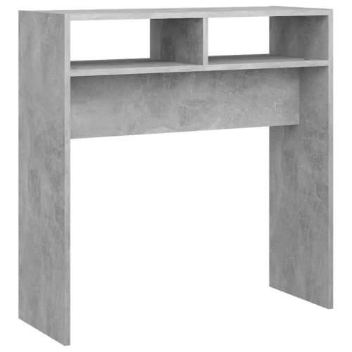 Konzolni stol boja betona 78 x 30 x 80 cm konstruirano drvo - 1 Beton siva 78 cm Cijena