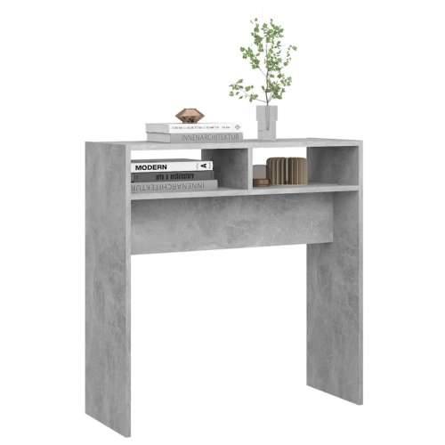 Konzolni stol boja betona 78 x 30 x 80 cm konstruirano drvo - Beton siva 1 78 cm Cijena