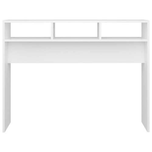 Konzolni stol bijeli 105 x 30 x 80 cm od konstruiranog drva - 1 Bijela 105 cm Cijena