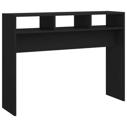 Konzolni stol crni 105 x 30 x 80 cm od konstruiranog drva - 1 Crna 105 cm Cijena