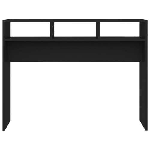 Konzolni stol crni 105 x 30 x 80 cm od konstruiranog drva - 1 Crna 105 cm Cijena
