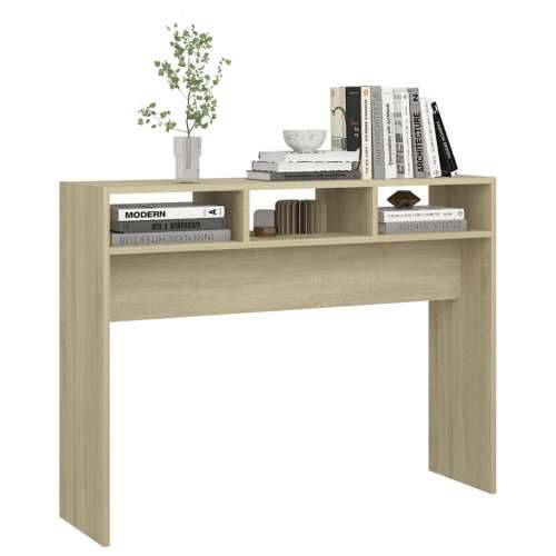 Konzolni stol boja hrasta sonome 105x30x80 cm konstruirano drvo - 1 sonoma hrast 105 cm Cijena