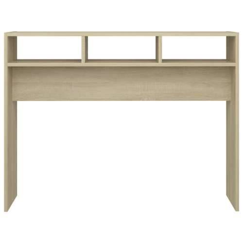 Konzolni stol boja hrasta sonome 105x30x80 cm konstruirano drvo - 1 sonoma hrast 105 cm Cijena