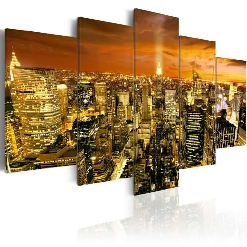 Slika - New York: amber 100x50 Cijena