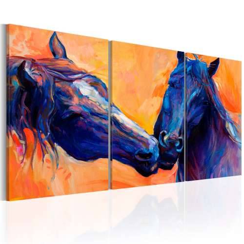 Slika - Blue Horses 120x60 Cijena
