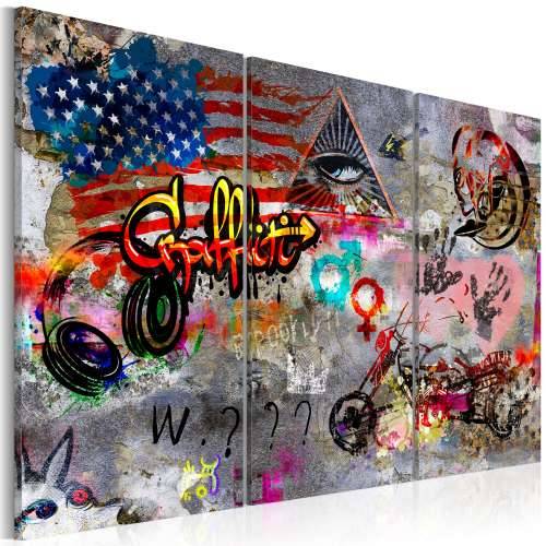 Slika - American Graffiti 90x60 Cijena