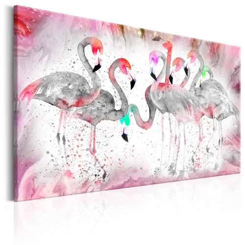 Slika - Flamingoes Family 90x60 Cijena
