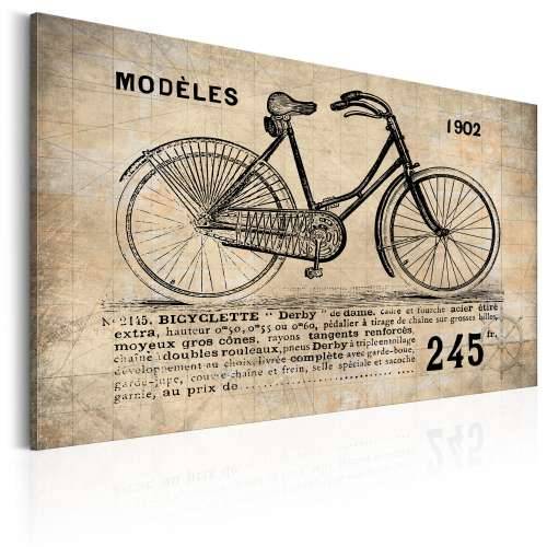 Slika - N° 1245 - Bicyclette  120x80 Cijena