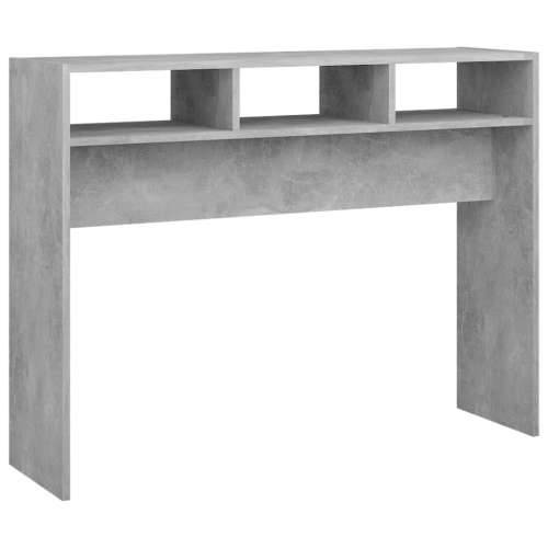 Konzolni stol boja betona 105 x 30 x 80 cm konstruirano drvo - 1 Beton siva 105 cm Cijena
