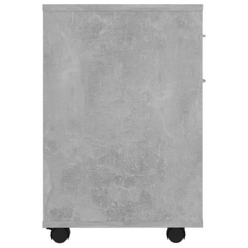 Ormarić s kotačima boja betona 45x38x54 cm konstruirano drvo - Beton siva 1 Cijena