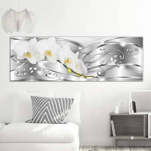 Slika - Flowering (1 Part) Narrow Silver 135x45 Cijena
