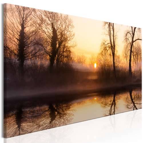 Slika - Winter Sunset (1 Part) Narrow 150x50 Cijena