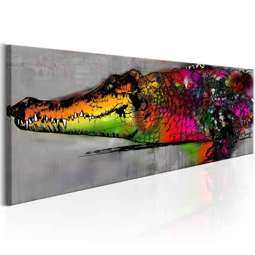 Slika - Colourful Alligator 120x40