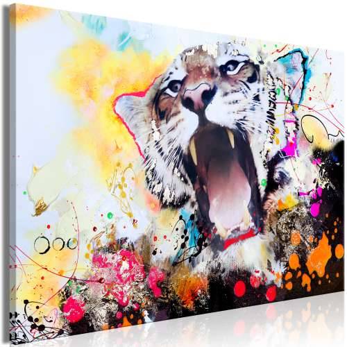 Slika - Tiger’s Roar (1 Part) Wide 120x80 Cijena